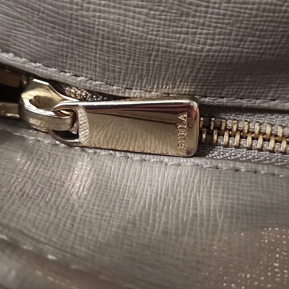 FURLA Leather Shoulder Bag With Dust Bag - Picture 8 of 13